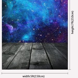 Galaxy photo backdrop